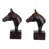 Sculptural Horse Bookends (S/2)