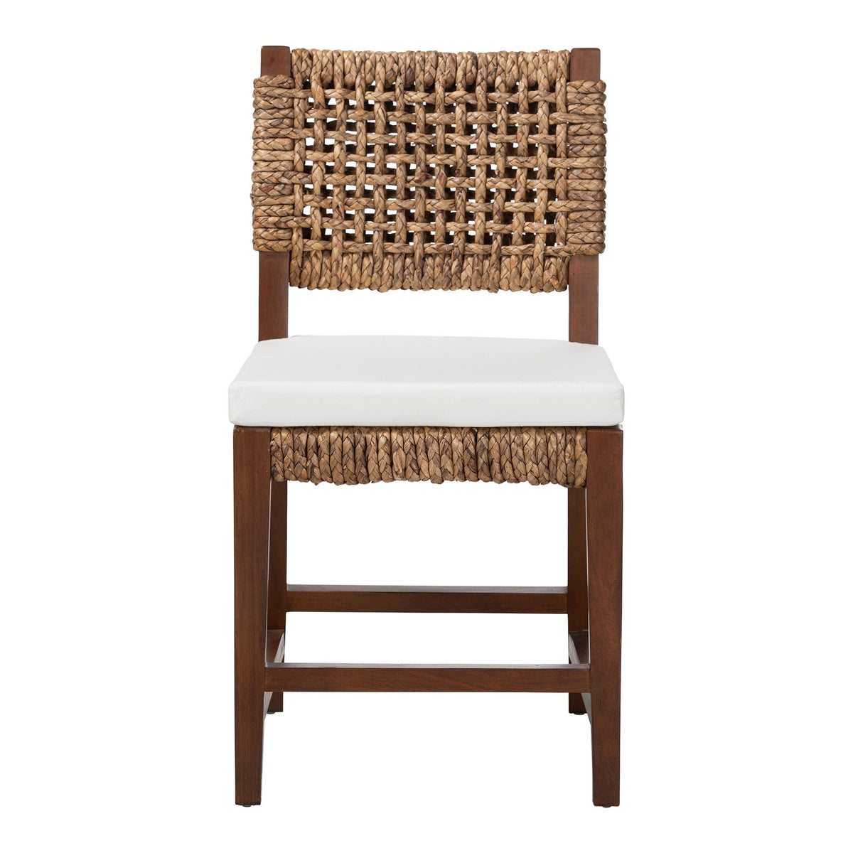 Seagrass and Mahogany Dining Chair – OROA, view 2