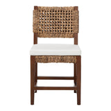 Seagrass and Mahogany Dining Chair – OROA, view 2