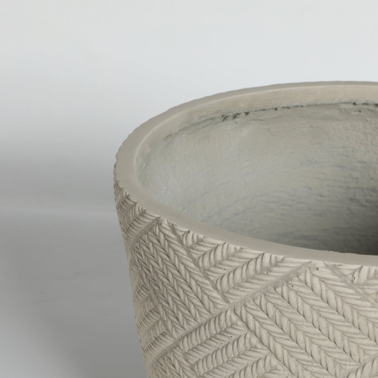 Round Concrete Planter (S/2)