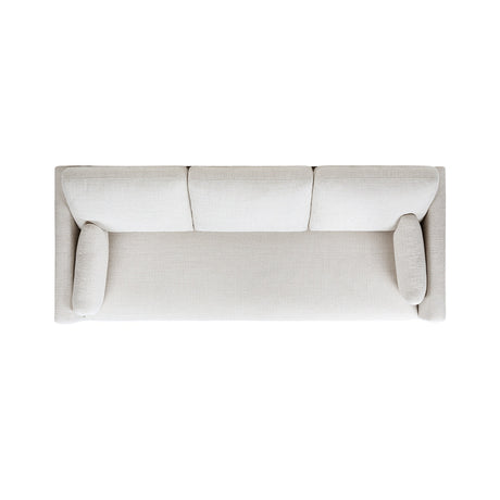 Knox Modern Farmhouse Sofa, Light Beige Chenille with Pinewood Frame - OROA Online Furniture
