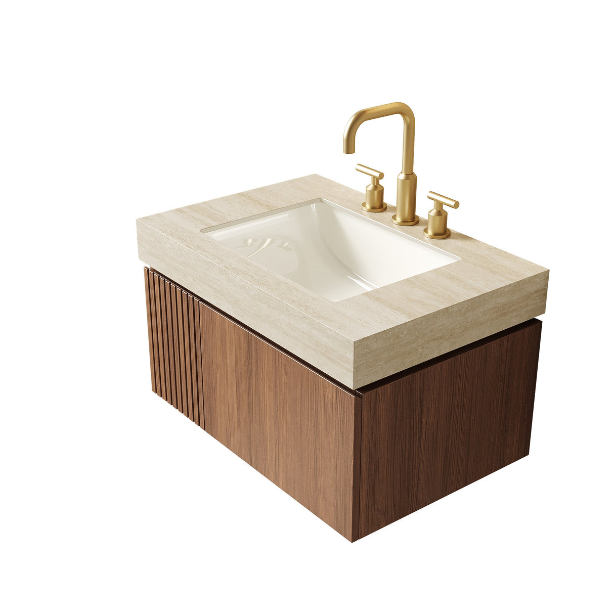Modern Bathroom Vanity & Sink - OROA