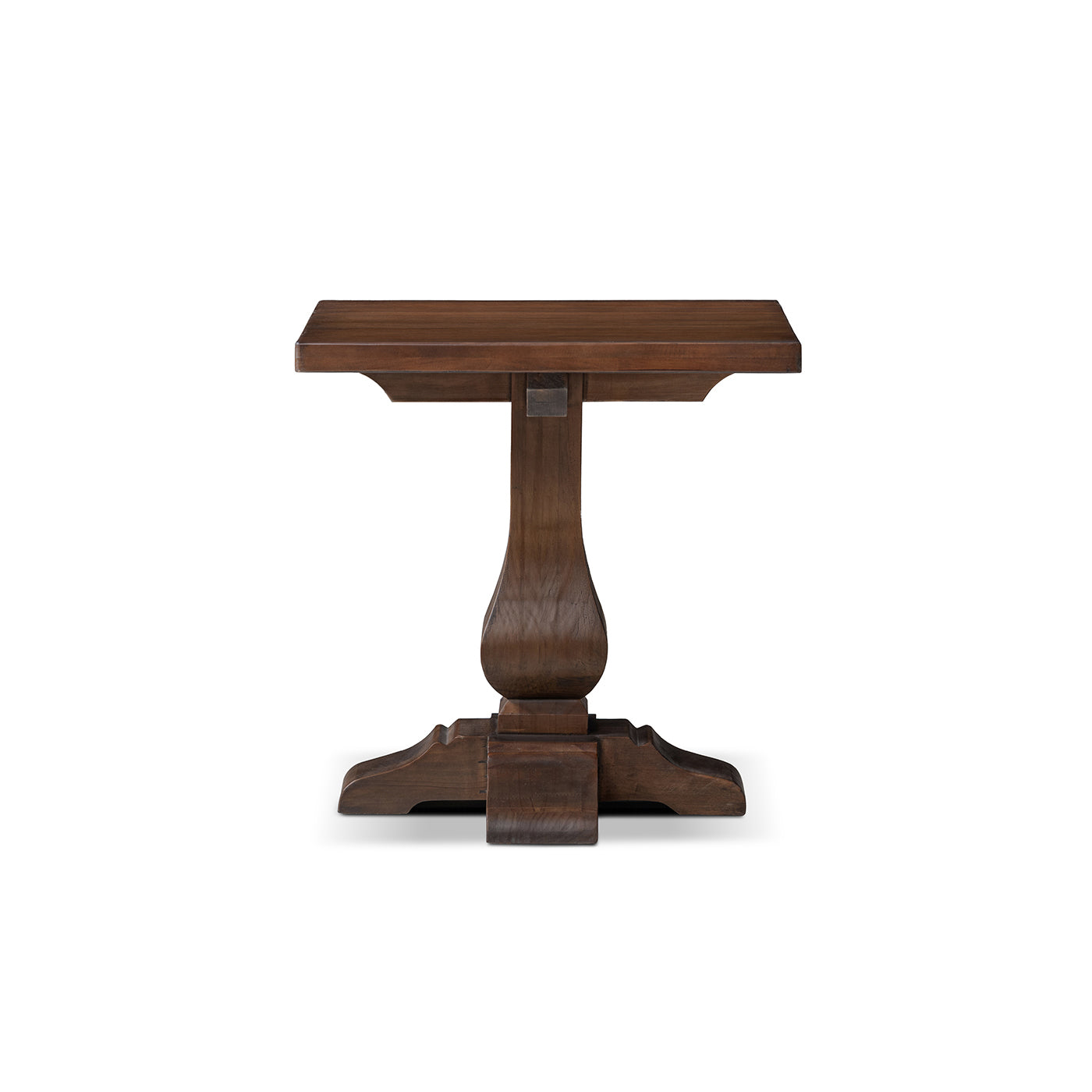 ヴィンテージ ダークブラウン木製テーブル Dark Brown Reclaimed Pine End Table | Catchy – OROA