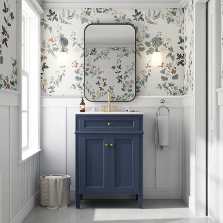 French Bathroom Vanity & Tip-Out Drawer - OROA