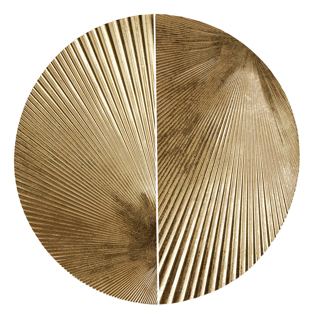 Gold Half-Moon Metal Wall Art – Set of 2 | Catchy