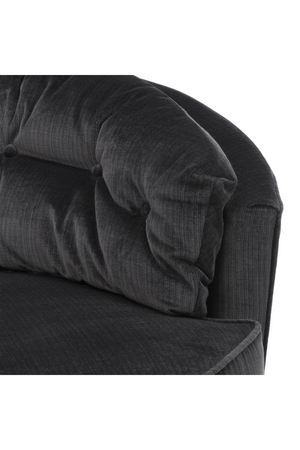 Black Velvet Swivel Chair | Eichholtz Recla | Oroatrade.com