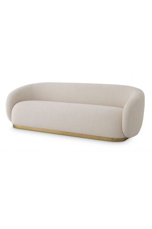 Brushed Brass Base Sofa | Eichholtz Brice | Oroa.com