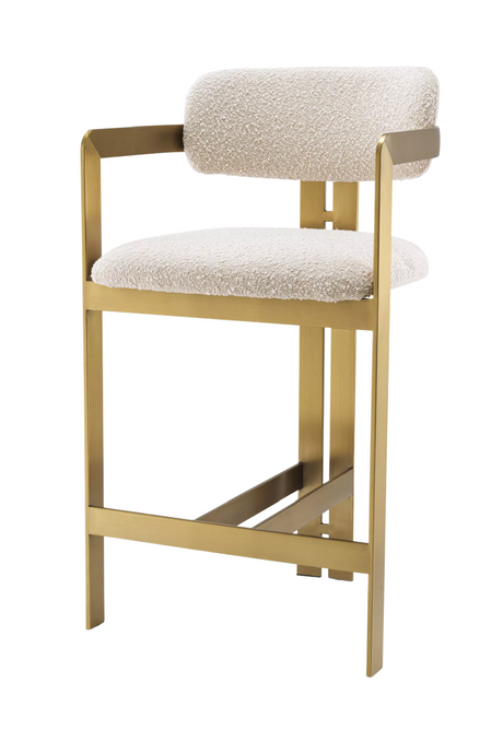 Modern Upholstered Counter Stool | Eichholtz Donato | Oroa.com