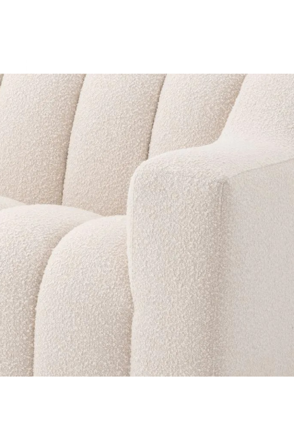 Channeled Boucle Sofa L | Eichholtz Kelly