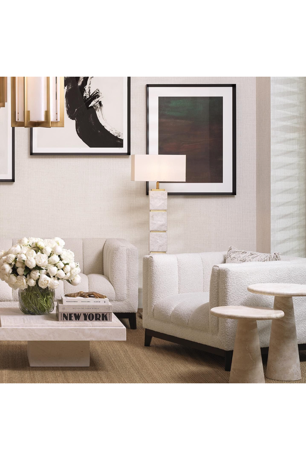 Channeled Boxy Lounge Chair | Eichholtz Ditmar | Oroa.com