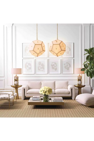 Cream Bouclé Upholstered Bench | Eichholtz Tondo | Oroa.com