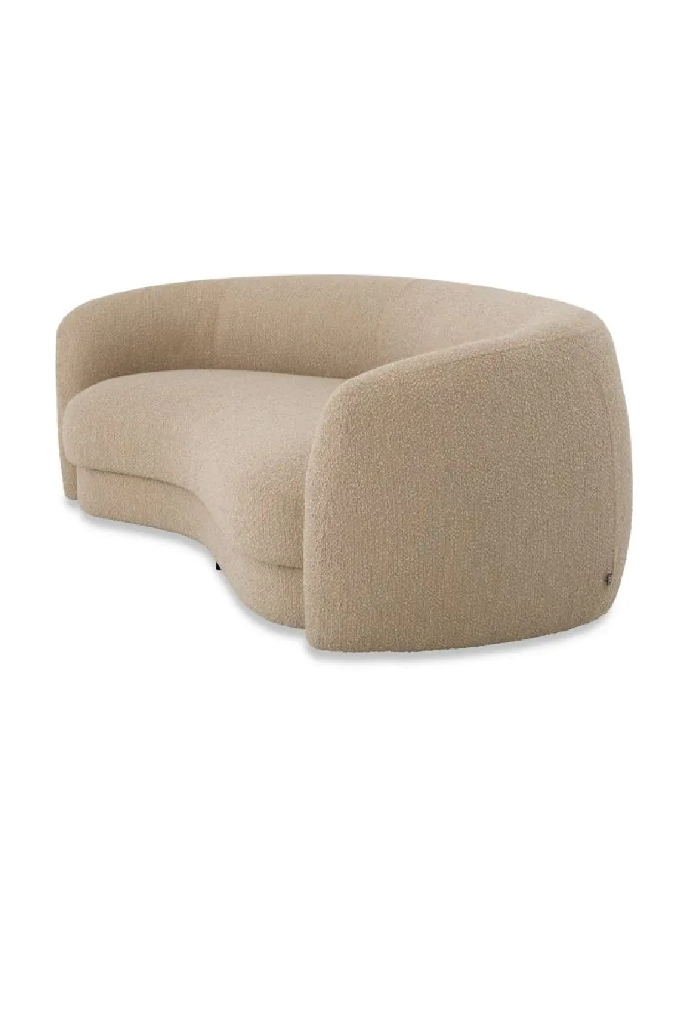 Boucle Curved Sofa | Eichholtz Blaine | Oroa.com