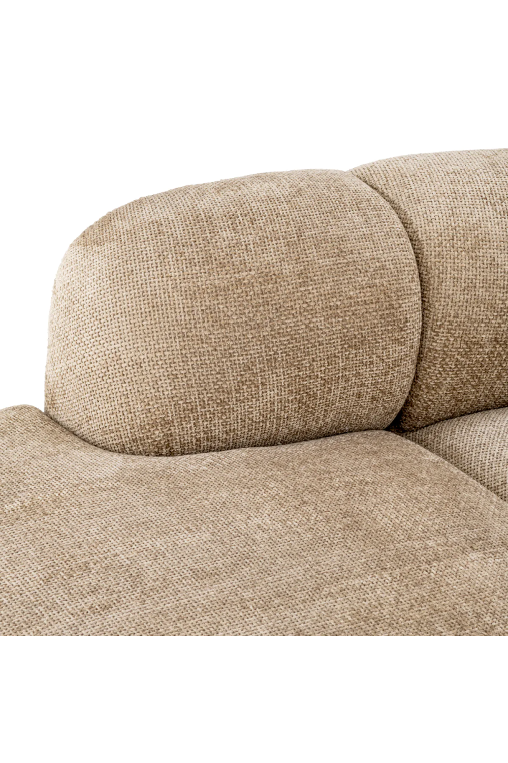 Beige Curved Modern Sofa | Eichholtz Björn | Oroa.com