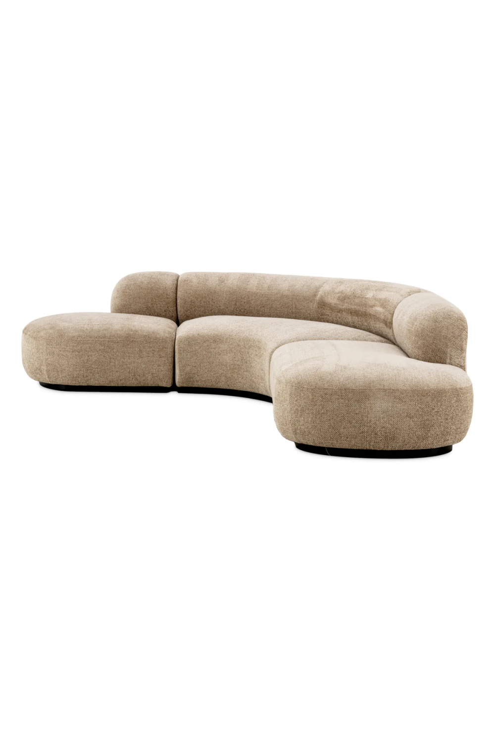 Beige Curved Modern Sofa | Eichholtz Björn | Oroa.com