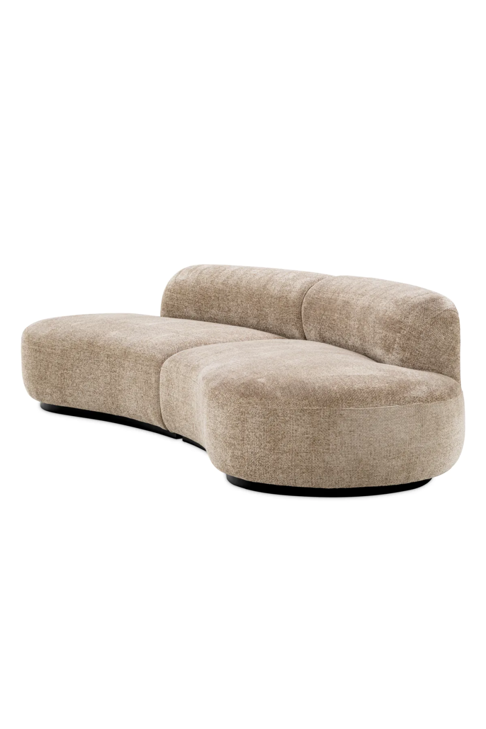 Beige Curved Modern Sofa | Eichholtz Björn | Oroa.com