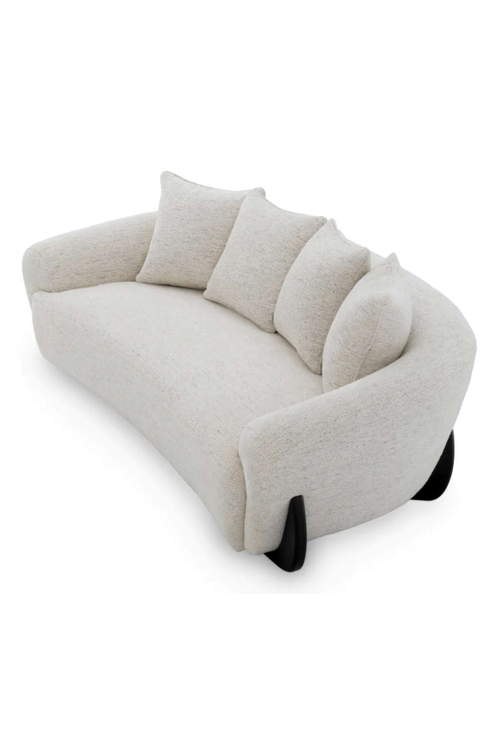 White Curved Sofa | Eichholtz Siderno | Oroa.com