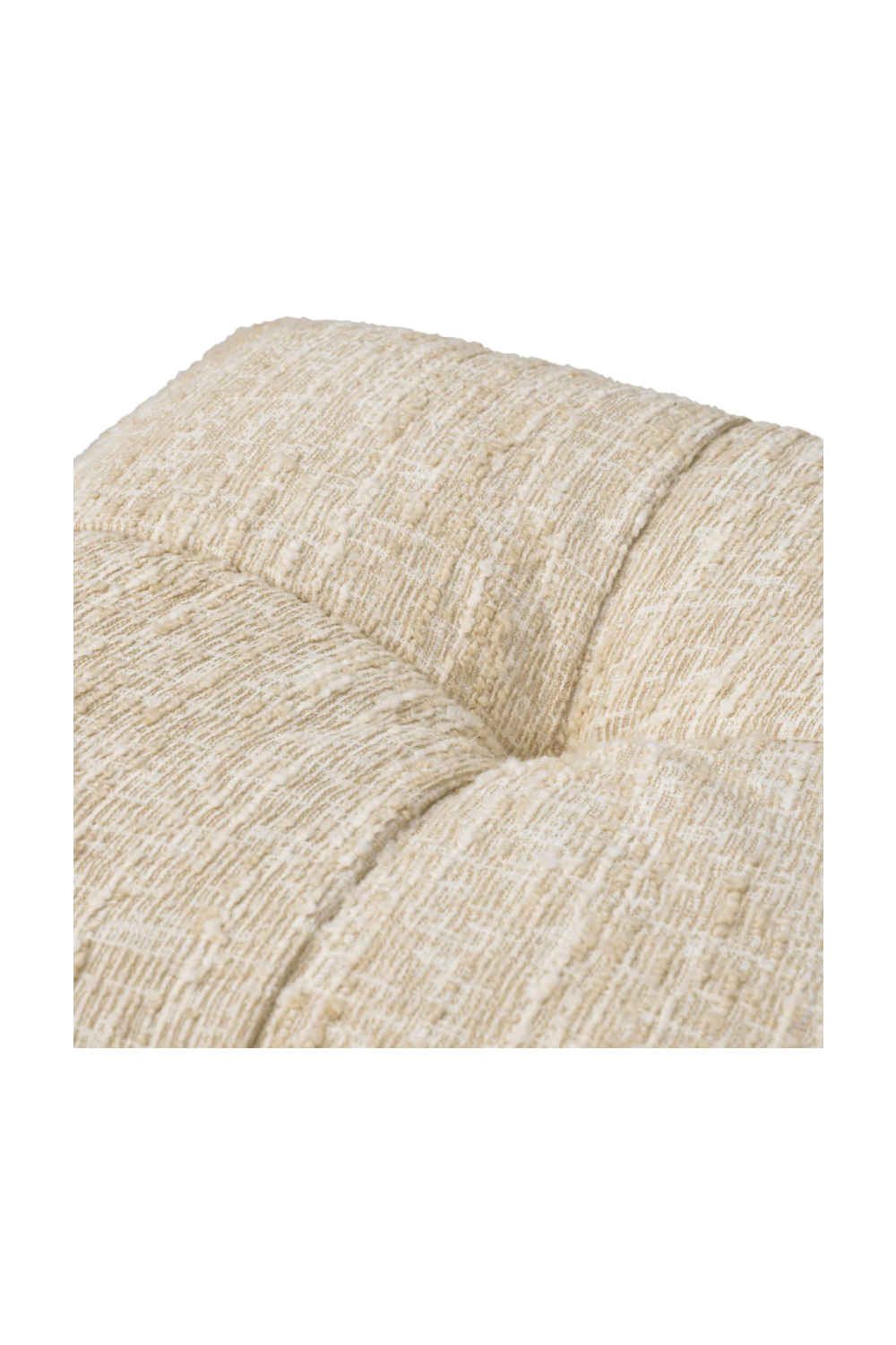 Cream Boucle Tufted Fringe Stool | Eichholtz Dorantes | Oroatrade.com