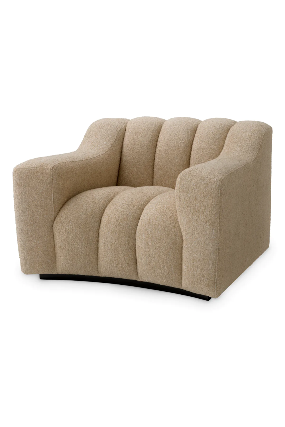 Channel Stitched Lounge Armchair | Eichholtz Kelly | Oroa.com