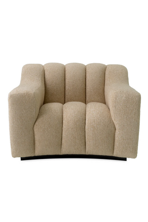 Channel Stitched Lounge Armchair | Eichholtz Kelly | Oroa.com