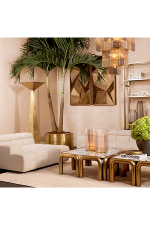 Beige Grid-Tufted Modular Sofa | Eichholtz Hunter | Oroa.com