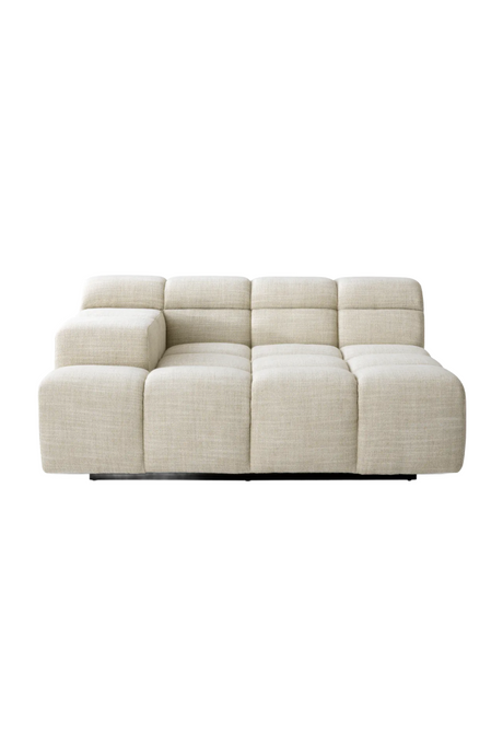 Beige Grid-Tufted Modular Sofa | Eichholtz Hunter | Oroa.com