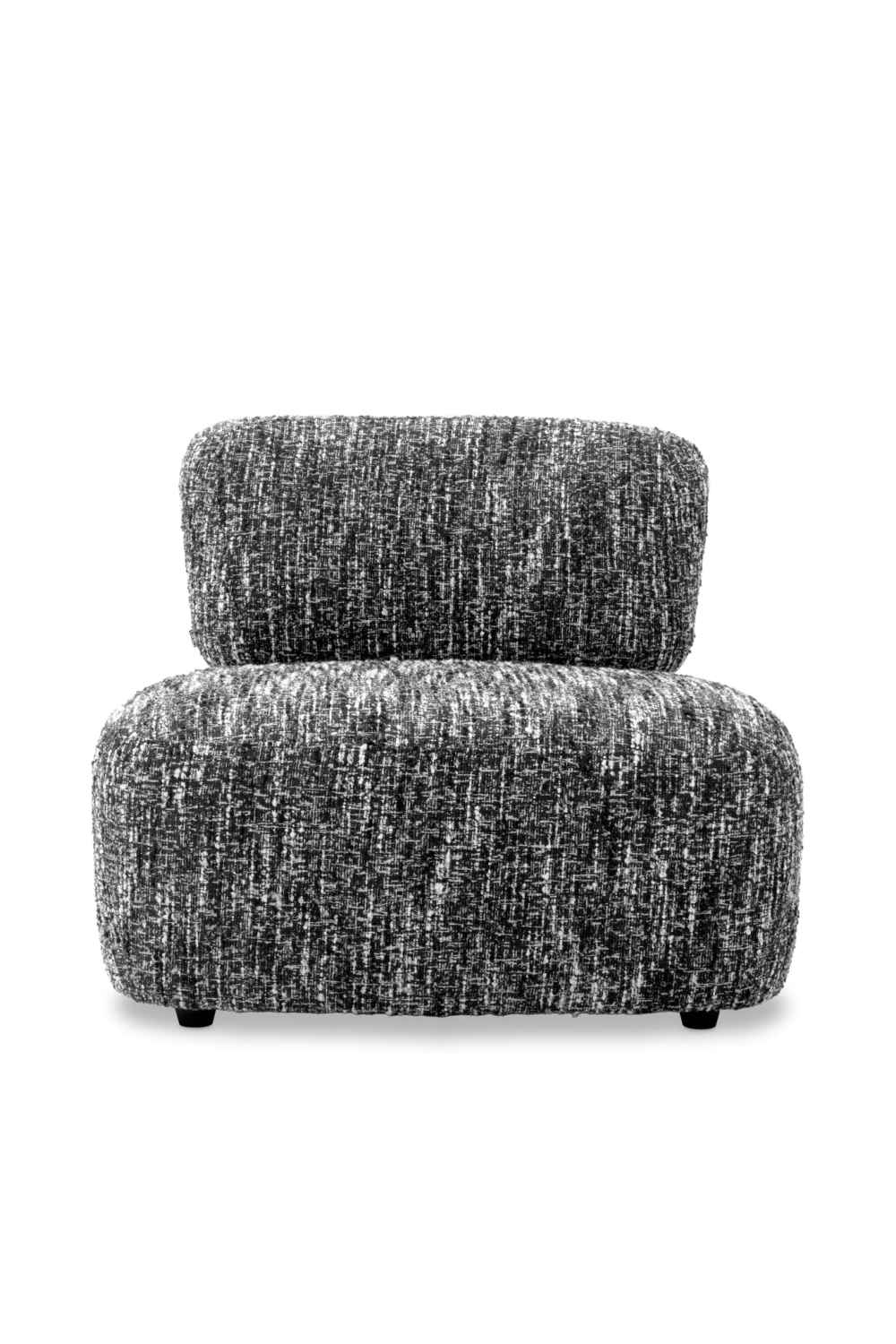 Black & White Boucle Lounge Chair | Eichholtz Leon | Oroatrade.com