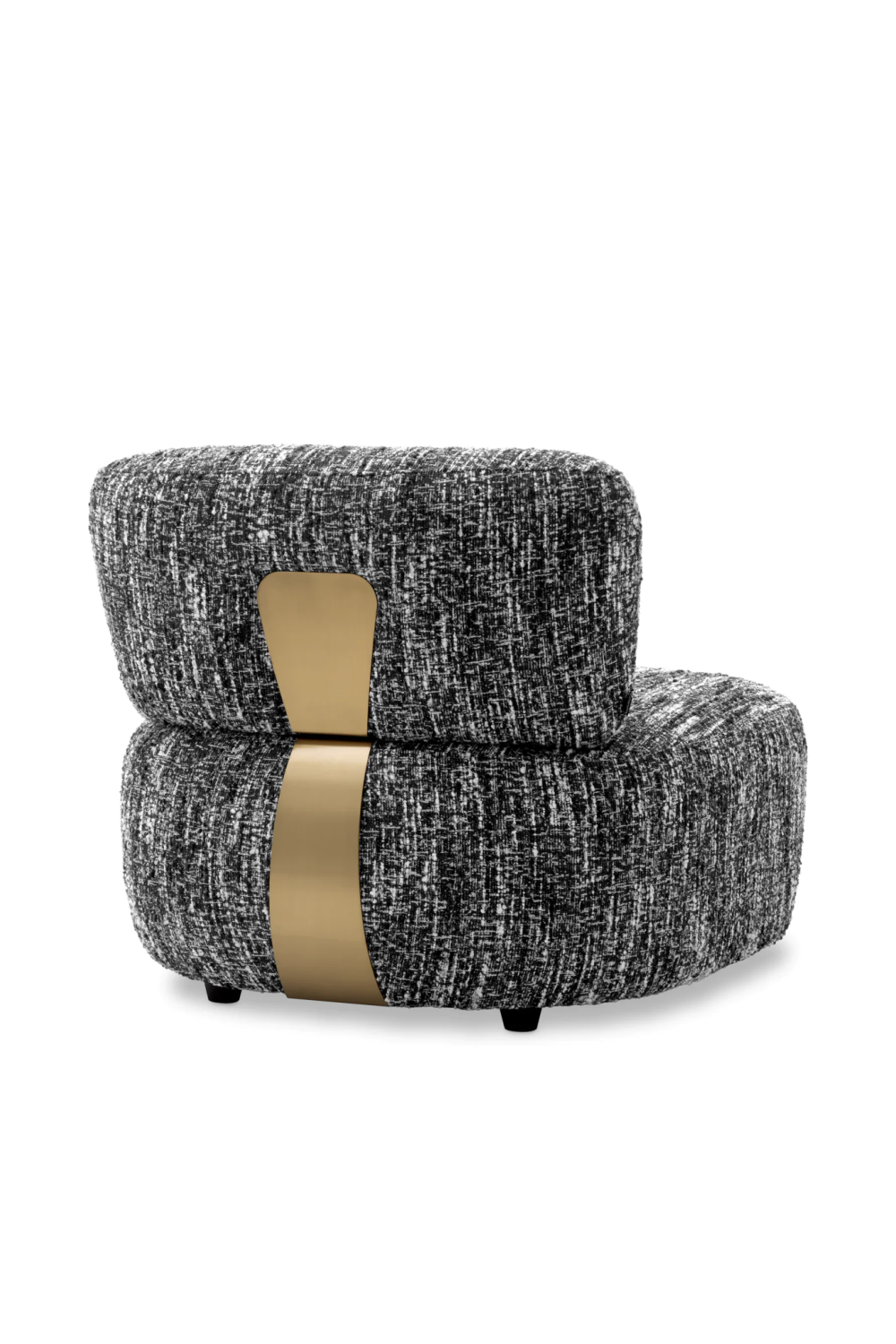 Black & White Boucle Lounge Chair | Eichholtz Leon | Oroatrade.com