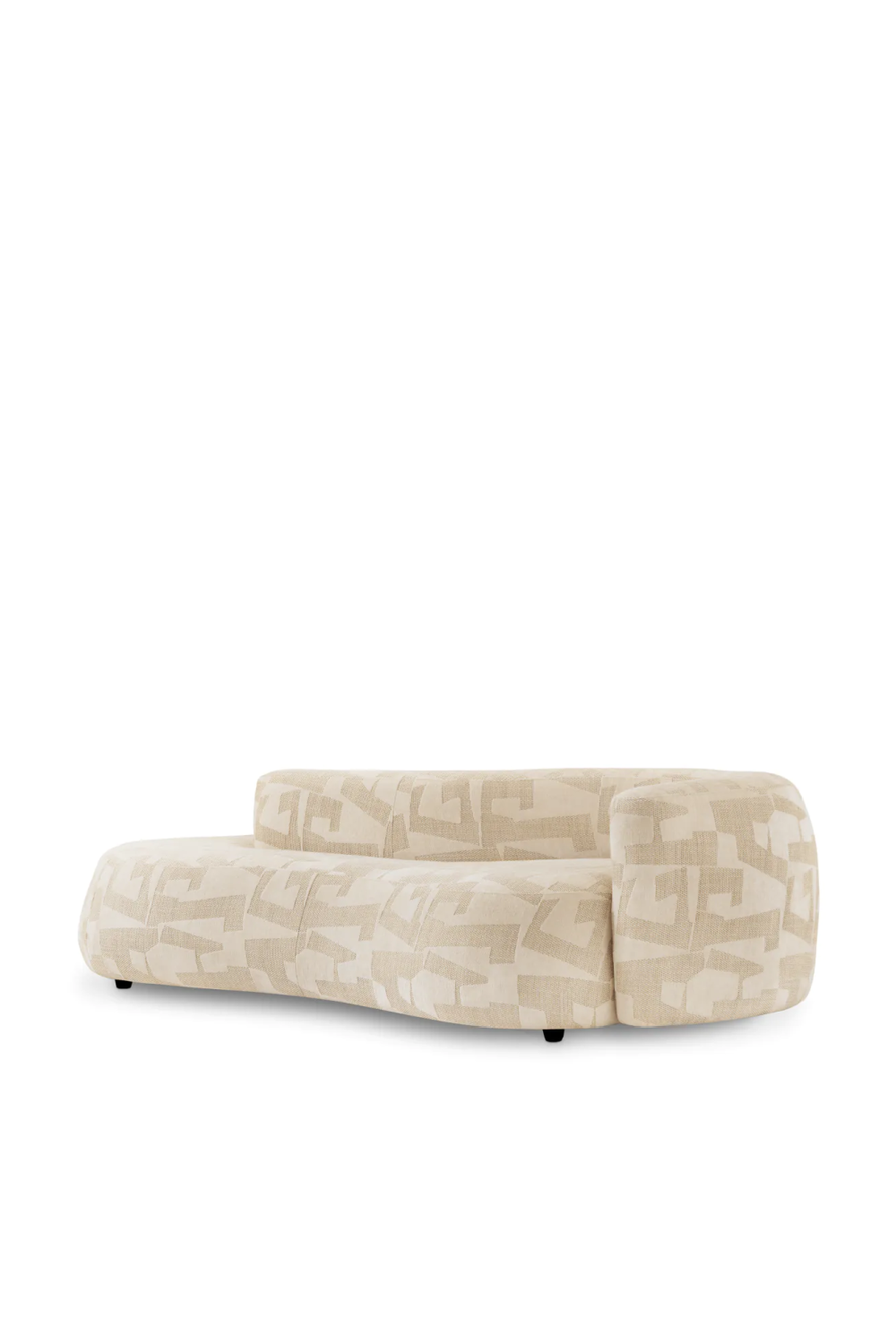 Geometric Pattern Curved Sofa | Eichholtz Julita | Oroatrade.com