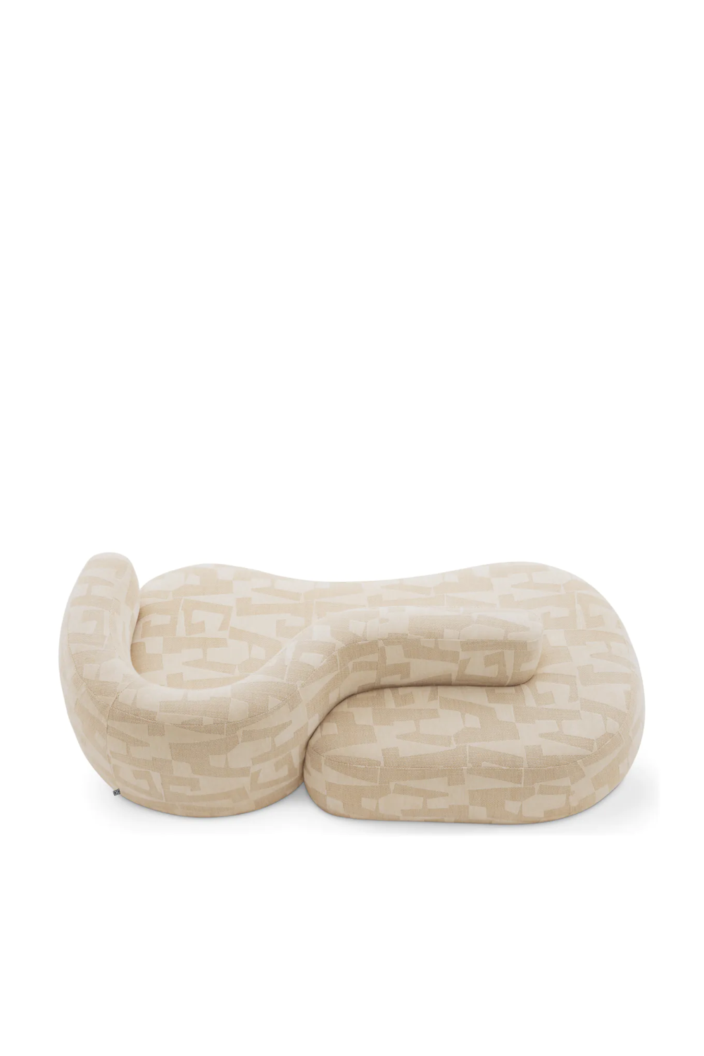 Geometric Pattern Curved Sofa | Eichholtz Julita | Oroatrade.com