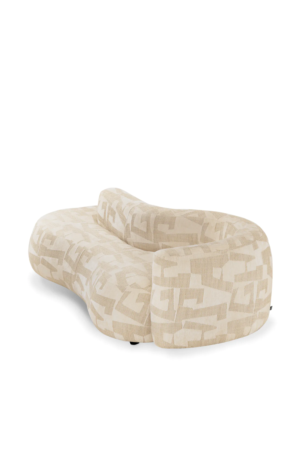 Geometric Pattern Curved Sofa | Eichholtz Julita | Oroatrade.com