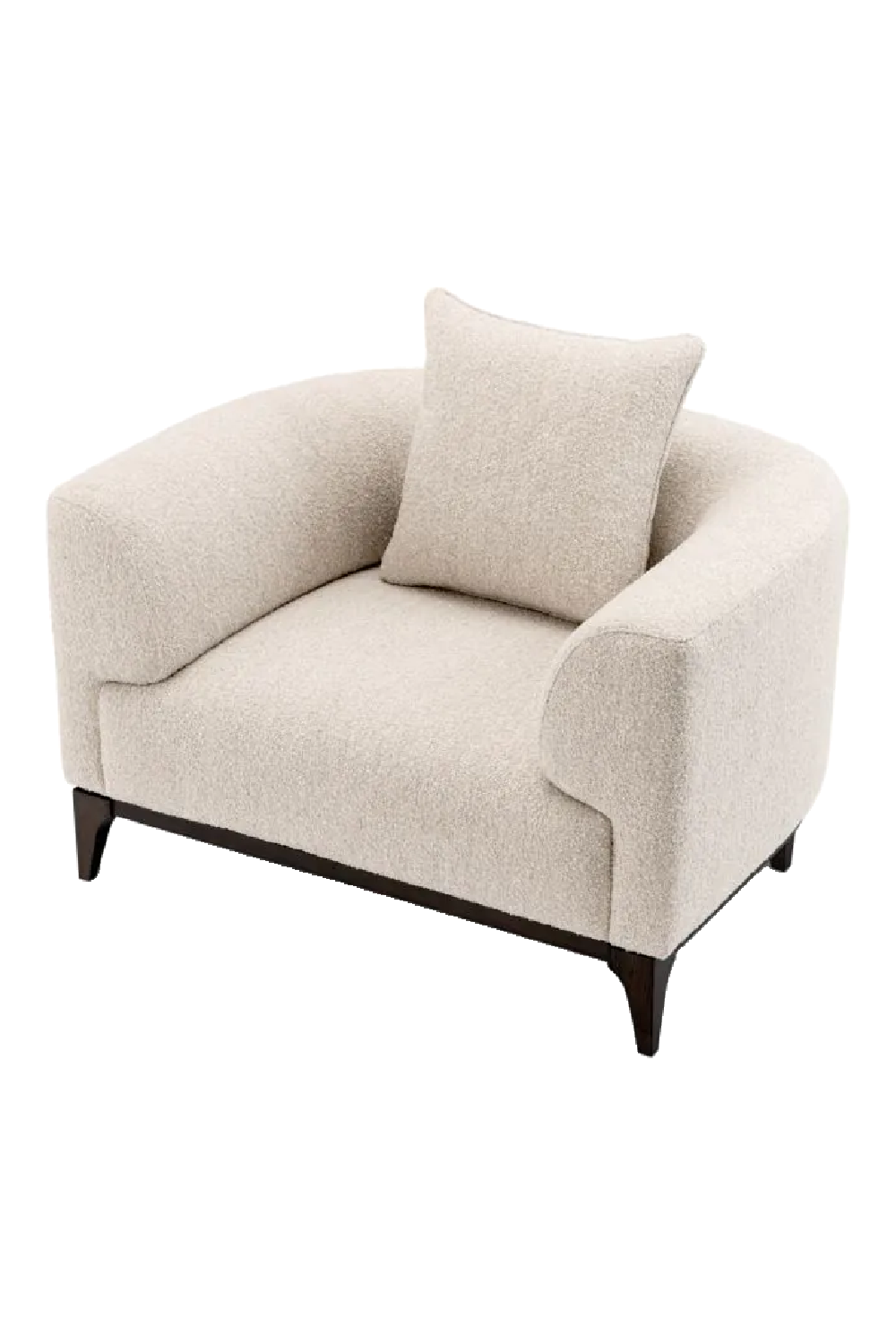 Chalk Boucle Accent Chair | Eichholtz Brannan | Oroa.com