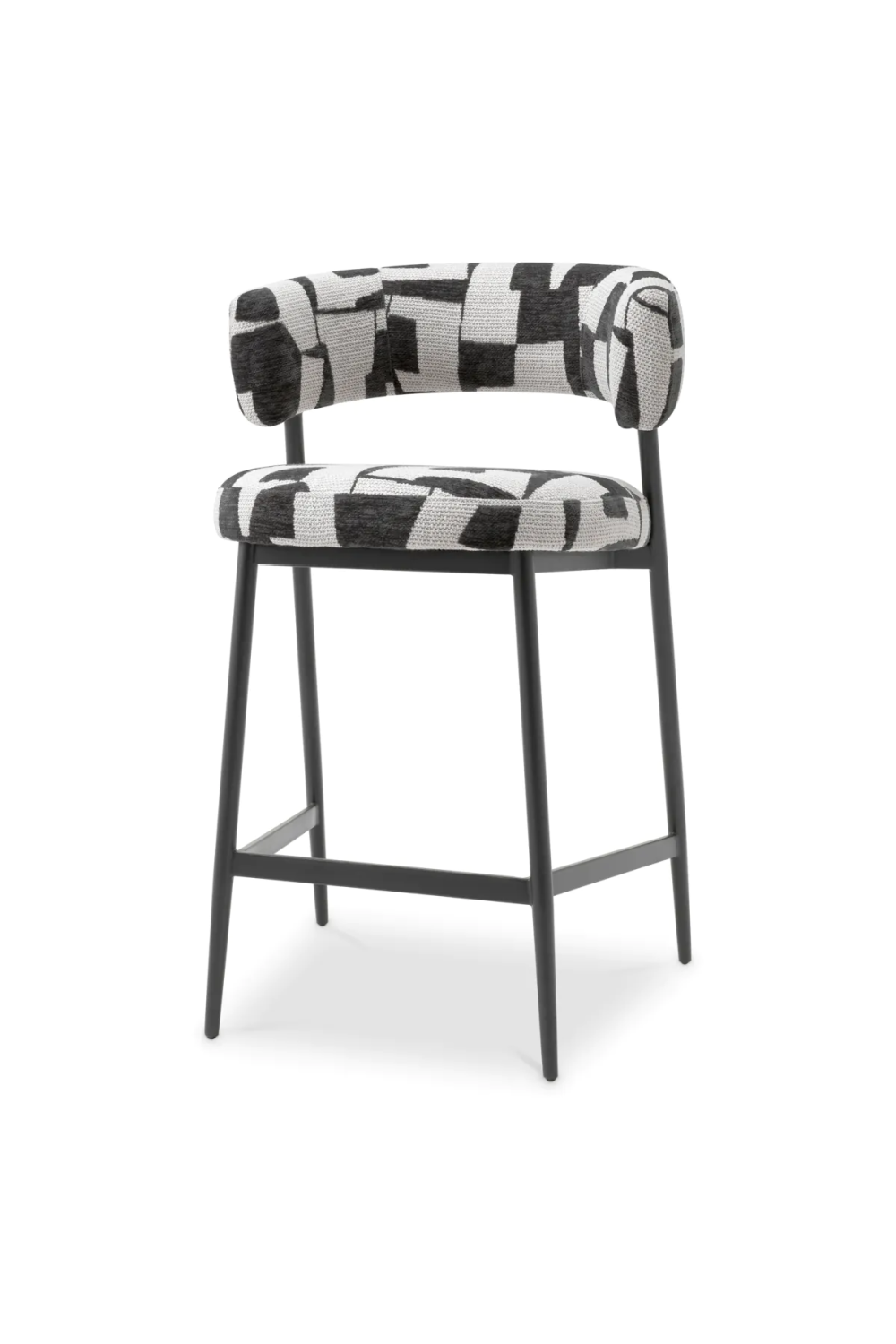 Brooklyn Black Counter Stool | Eichholtz Folsom | Oroatrade.com