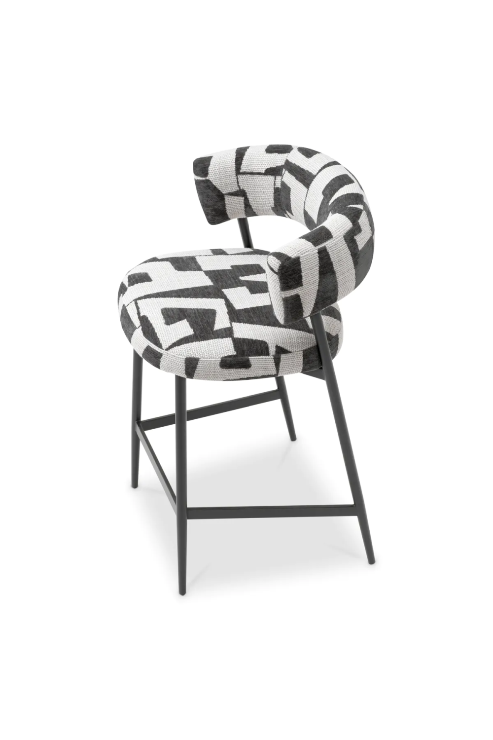 Brooklyn Black Counter Stool | Eichholtz Folsom | Oroatrade.com