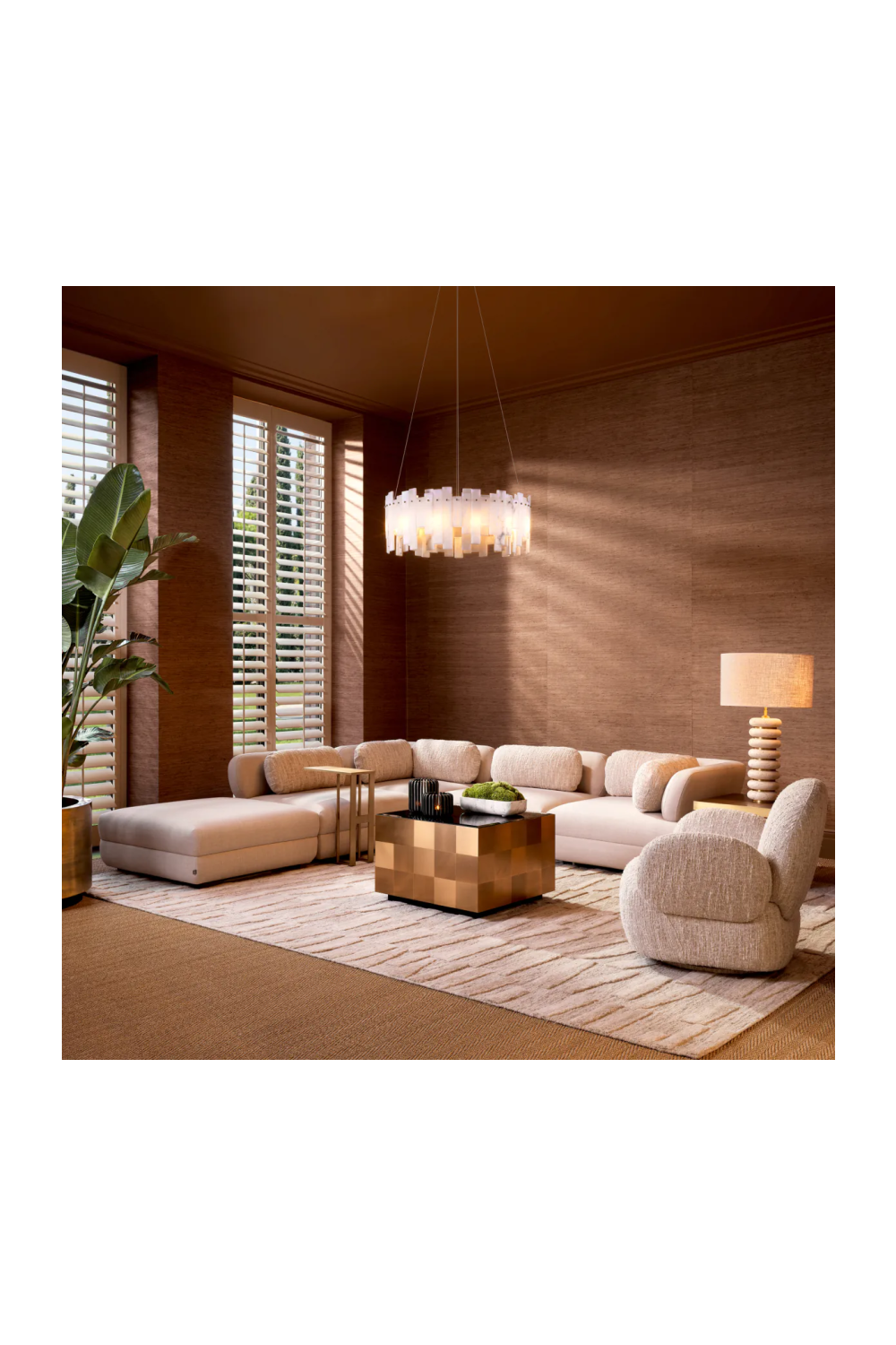 Scalea Sand Modular Sofa | Eichholtz Paulo | Oroa.com