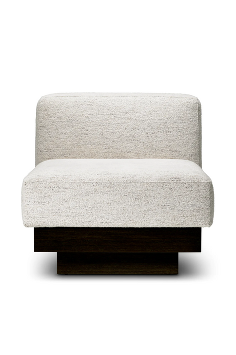 White Armless Lounge Chair | Eichholtz Bastion | Oroa.com