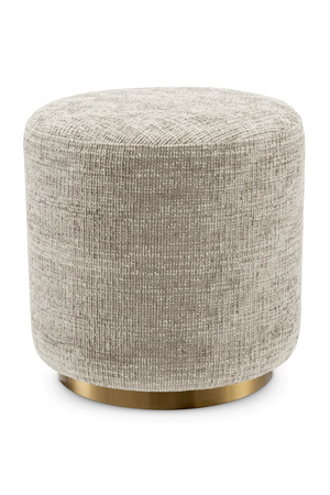 Beige Cylindrical Dining Stool | Eichholtz Greer | Oroa.com