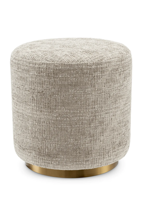 Beige Cylindrical Dining Stool | Eichholtz Greer | Oroa.com