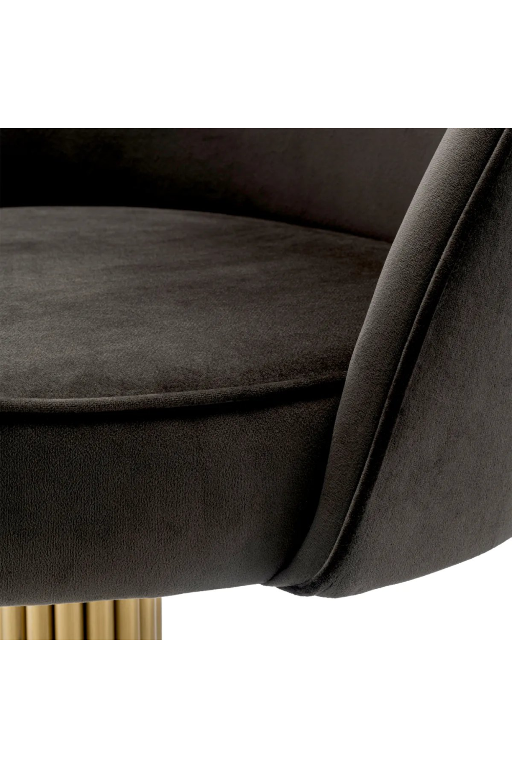 Gray Velvet Dining Chair | Eichholtz Dorland | Oroa.com