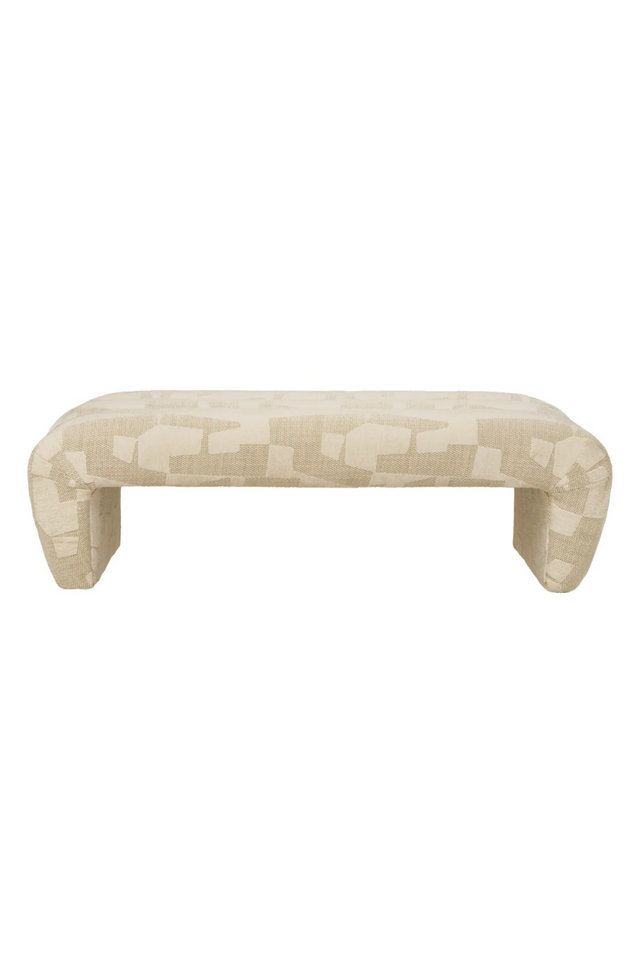 Brooklyn Sand Upholstered Bench | Eichholtz Eastborne | Oroa.com