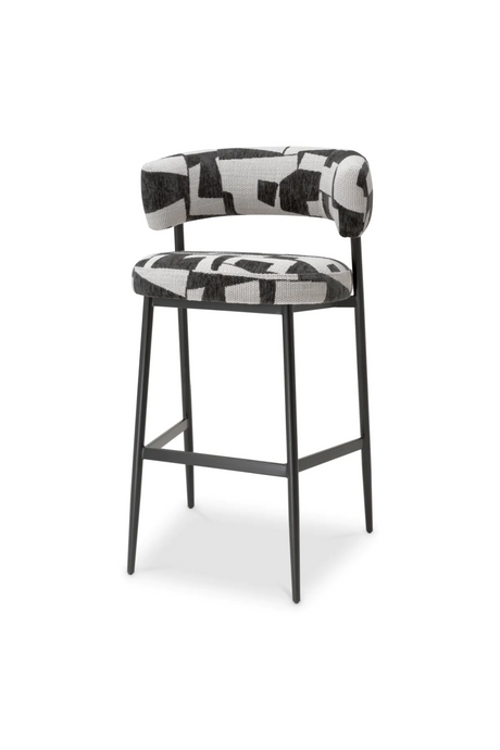 Brooklyn Black Bar Stool | Eichholtz Folsom | Oroatrade.com