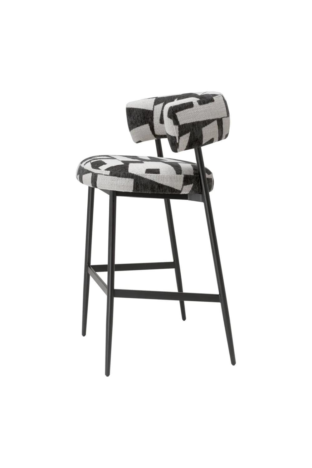 Brooklyn Black Bar Stool | Eichholtz Folsom | Oroatrade.com