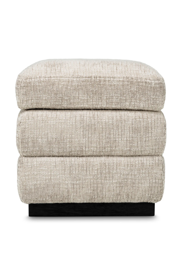 Beige Square Storage Stool | Eichholtz Valmont | Oroa.com