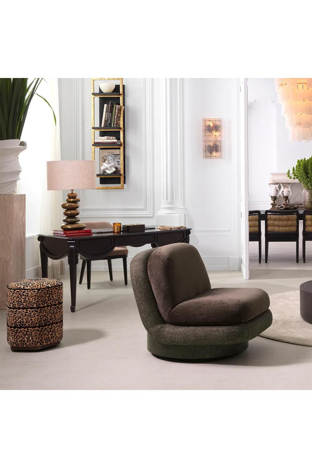 Brown Swivel Chair | Eichholtz Galiano | Oroa.com