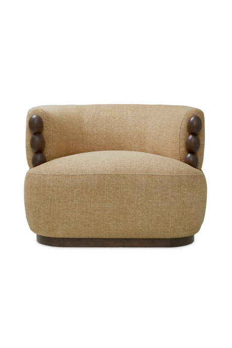 Wooden Accent Beige Lounge Chair | Eichholtz Grimaud | Oroa.com
