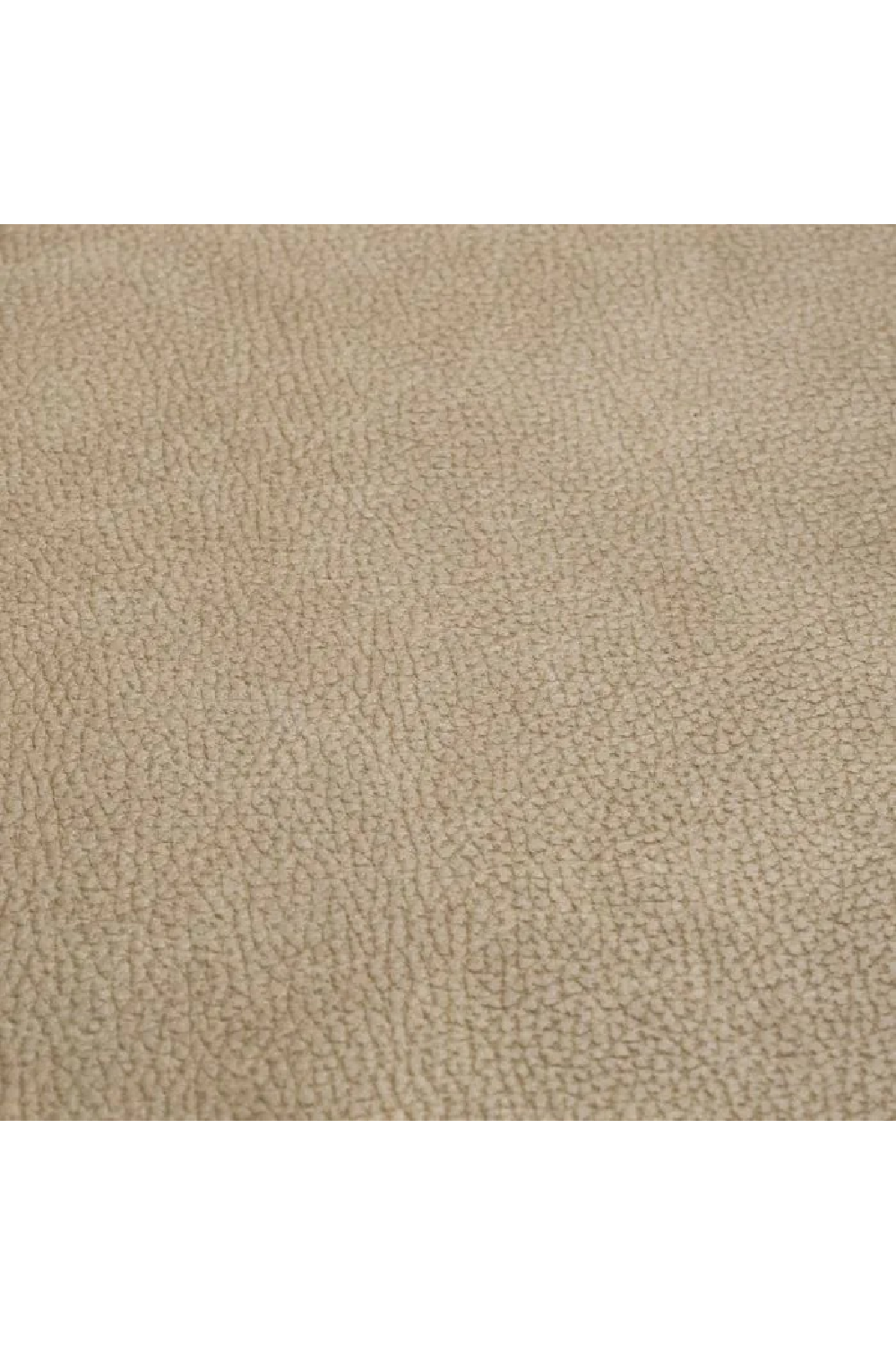 Beige Leather Curved Sofa | Eichholtz Marvella | Oroa.com