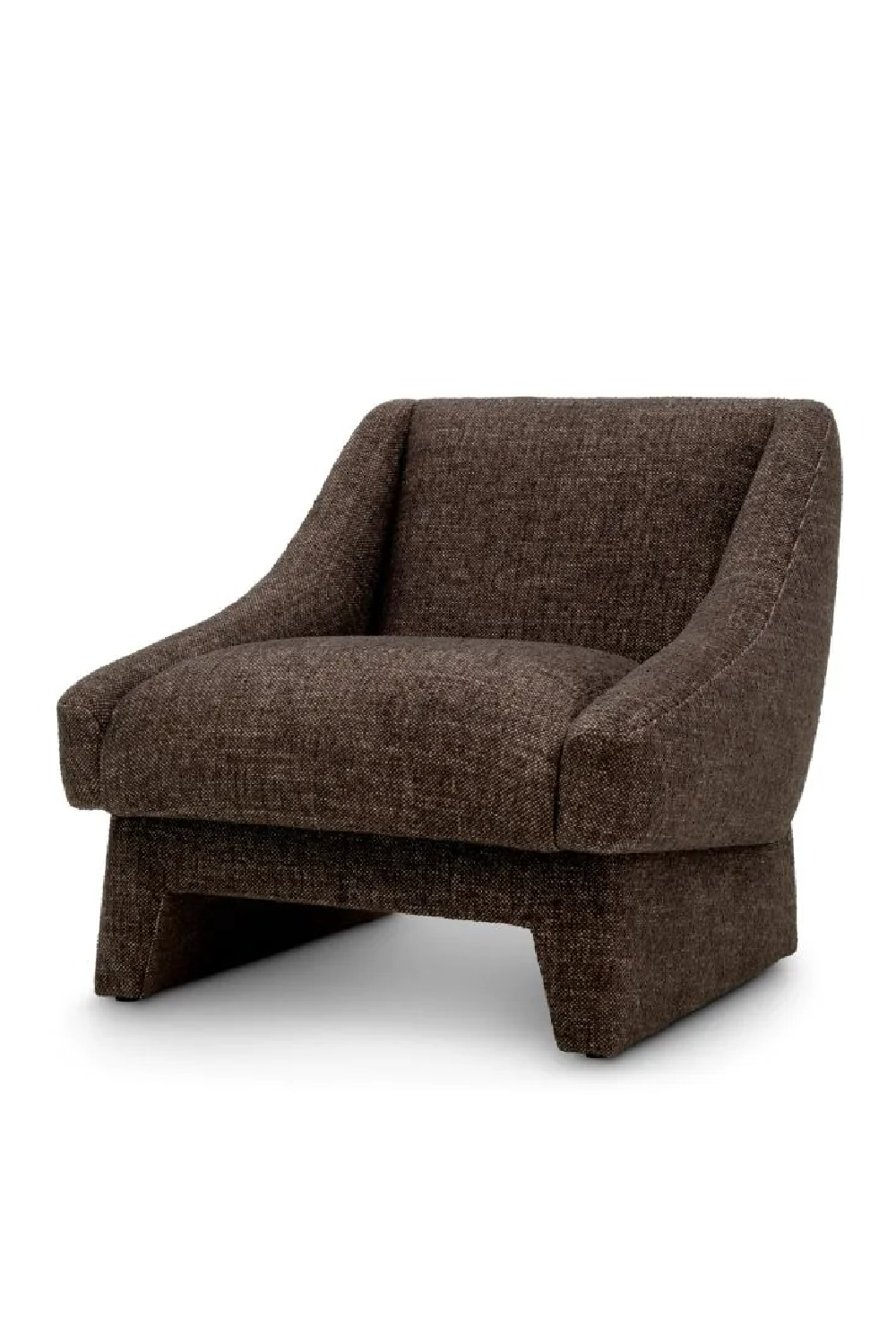 Brown Sloped-Arm Lounge Chair | Eichholtz Valore | Oroa.com