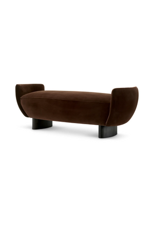 Brown Velvet Bench | Eichholtz Stirling | Oroa.com
