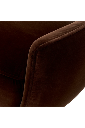 Brown Velvet Bench | Eichholtz Stirling | Oroa.com