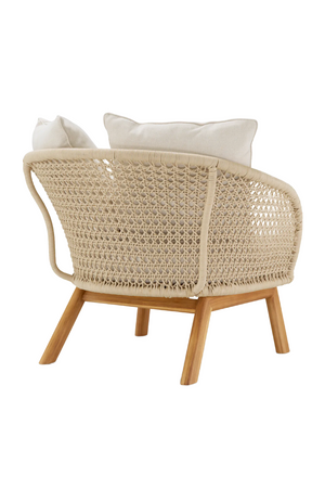 Cream Rope Outdoor Lounge Chair | Eichholtz Trinity | Oroa.com
