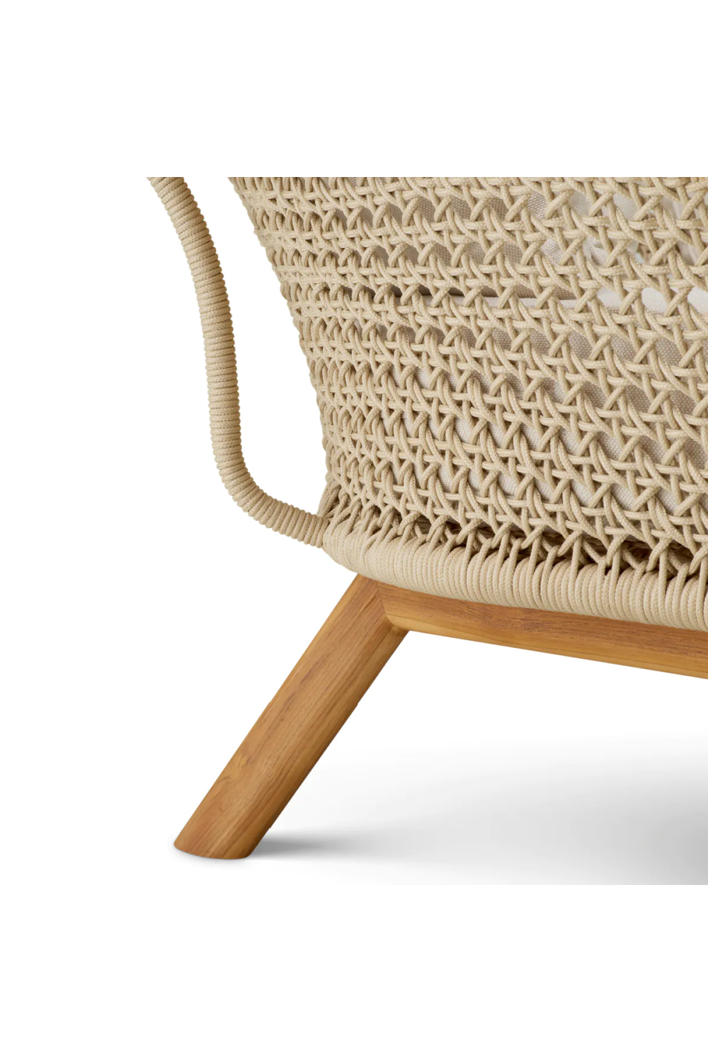 Cream Rope Outdoor Lounge Chair | Eichholtz Trinity | Oroa.com
